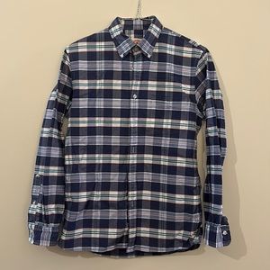 Brooks Brothers plaid button down shirt